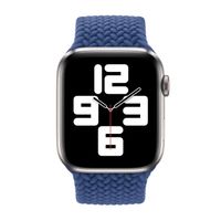 Apple Bracelet Solo tressé Apple Watch | 38/40/41/42 mm - Taille 6 - Atlantic Blue