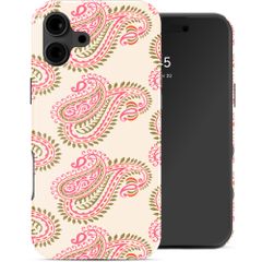 Selencia Coque arrière Vivid avec MagSafe Apple iPhone 16 - Paisley Blush
