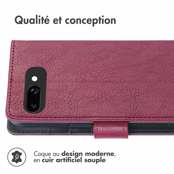 imoshion Étui de télephone portefeuille de luxe Google Pixel 9A - Bordeaux