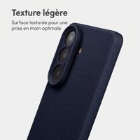 imoshion Coque arrière Texture Samsung Galaxy S26 - Bleu foncé