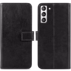 imoshion Étui de télephone portefeuille de luxe Samsung Galaxy S21 FE - Noir