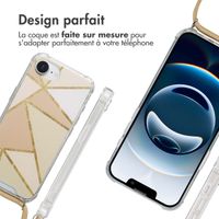 imoshion Coque Design avec cordon Apple iPhone 17e / 16e - Beige Graphic
