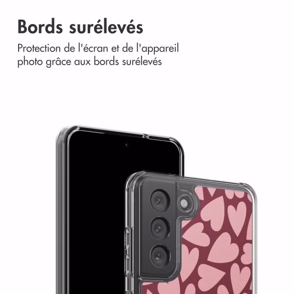 imoshion Coque Design Samsung Galaxy S21 FE - Hearty Blush