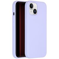 Accezz Coque Liquid Silicone avec MagSafe Apple iPhone 15 - Violet