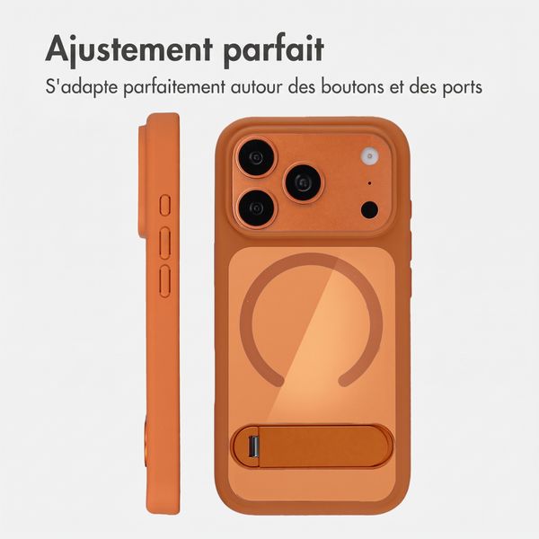 Accezz Coque arrière Hold avec MagSafe Apple iPhone 18 Pro Max / 17 Pro Max - Cosmic Orange