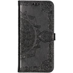 Etui de télephone portefeuille Mandala Huawei P30 Lite - Noir