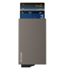 Decoded MagSafe Aluminium Cardholder - Titanium Silver