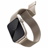 Uniq Bracelet Dante Mesh Milanese en acier Apple Watch | 38/40/41/42 mm - Starlight
