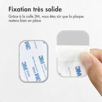 imoshion Lot de 2 plaques métalliques pour support magnétique - Gris