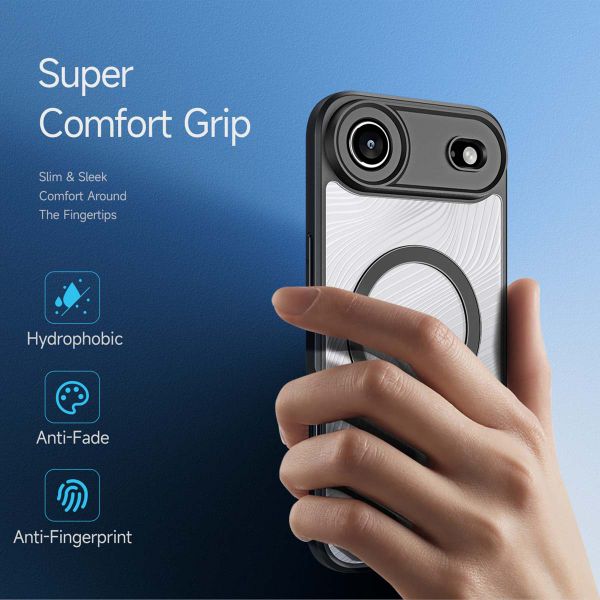 Dux Ducis Coque arrière Aimo avec MagSafe Apple iPhone Air - Transparent