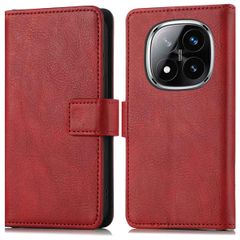 imoshion Étui de télephone portefeuille de luxe Xiaomi Redmi Note 14 Pro (5G) - Rouge