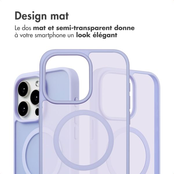 imoshion Coque Color Guard avec MagSafe Apple iPhone 15 Pro Max - Lilas