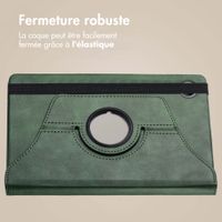 imoshion Coque tablette rotatif à 360° Samsung Galaxy Tab A11 / A9 8.7 pouces - Vert