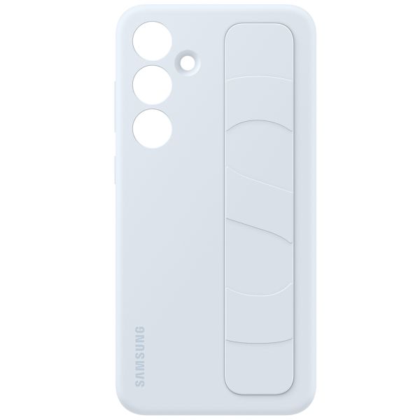 Samsung Coque arrière originale Standing Grip Samsung Galaxy S24 Plus - Light Blue