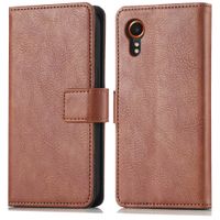 imoshion Étui de télephone portefeuille de luxe Samsung Galaxy Xcover 7 - Marron
