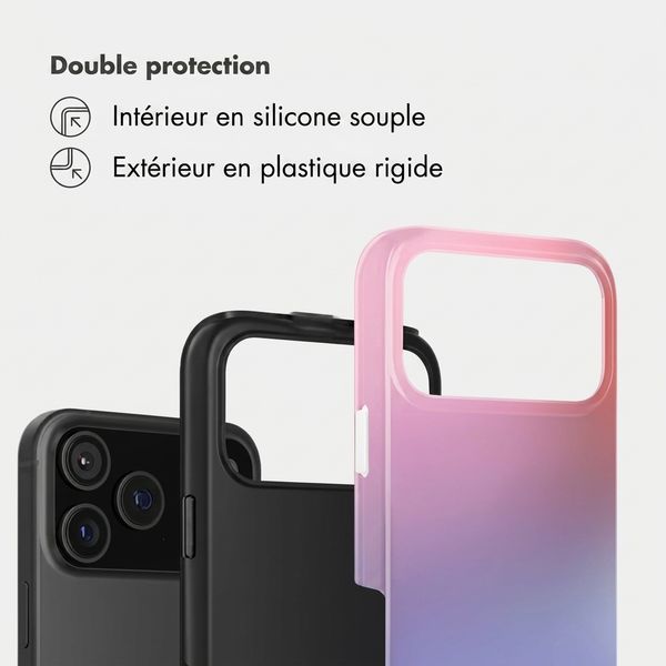 Selencia Coque arrière Vivid Apple iPhone 18 Pro Max / 17 Pro Max - Gradient Soft Blush