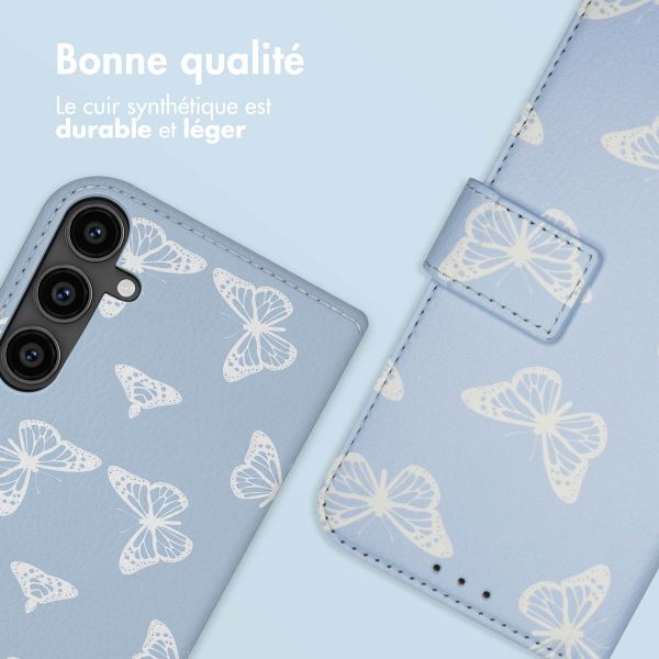 imoshion Étui de télephone portefeuille Design Samsung Galaxy S23 FE - Butterfly