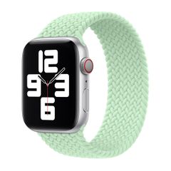 Apple Bracelet Solo tressé Apple Watch | 38/40/41/42 mm - Taille 2 - Pistachio