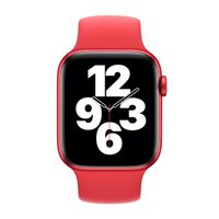Apple Bracelet Boucle unique en Silicone Apple Watch | 44/45/46/49 mm - Taille 12 - (Product) Red