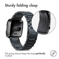 imoshion Bracelet en acier Fitbit Versa / Versa 2 / Versa Lite - Noir