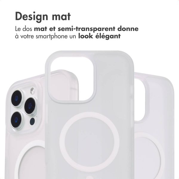 imoshion Coque Color Guard avec MagSafe Apple iPhone 15 Pro Max - Blanc