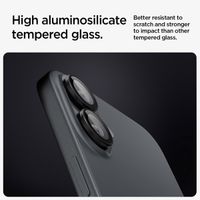 Spigen Optik Pro EZ Fit Lens Protector - Protection d'objectif de caméra (lot de 2) Apple iPhone 17 / 16 / 16 Plus - Black