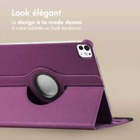 imoshion Coque tablette rotatif à 360° Apple iPad Air 11 pouces (2026) M4 / (2025) M3 / (2024) M2 / Air 5 (2022) / Air 4 (2020) / Pro 11 (2018/2020) - Violet