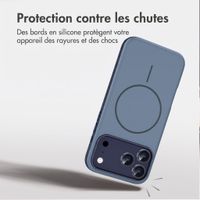 imoshion Coque arrière Color avec Thin MagSafe Ring Apple iPhone 18 Pro Max / 17 Pro Max - Bleu foncé