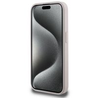 Guess Coque 4G Metal Logo MagSafe Apple iPhone 15 Pro Max - Rose