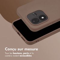 imoshion Coque Couleur Xiaomi Redmi Note 17 (5G) - Marron