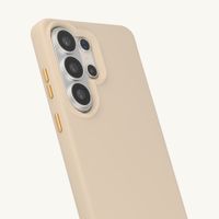 Selencia Coque arrière Rivièra avec MagSafe avec crochets amovibles Samsung Galaxy S26 Ultra - Milky Latte