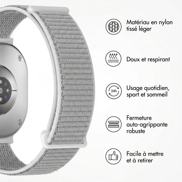 imoshion Bracelet en nylon Samsung Galaxy Watch 8 (40/44mm) / Classic (46mm) - Seashell