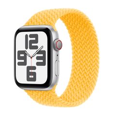 Apple Bracelet Solo tressé Apple Watch | 44/45/46/49 mm - Taille 8 - Sunshine
