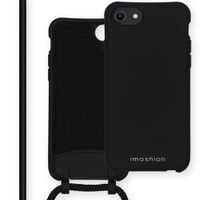 imoshion Coque de couleur avec cordon amovible Apple iPhone SE (2022 / 2020) / 8 / 7 - Noir