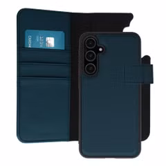 imoshion Étui portefeuille luxe 2-en-1 amovible Samsung Galaxy A55 - Bleu
