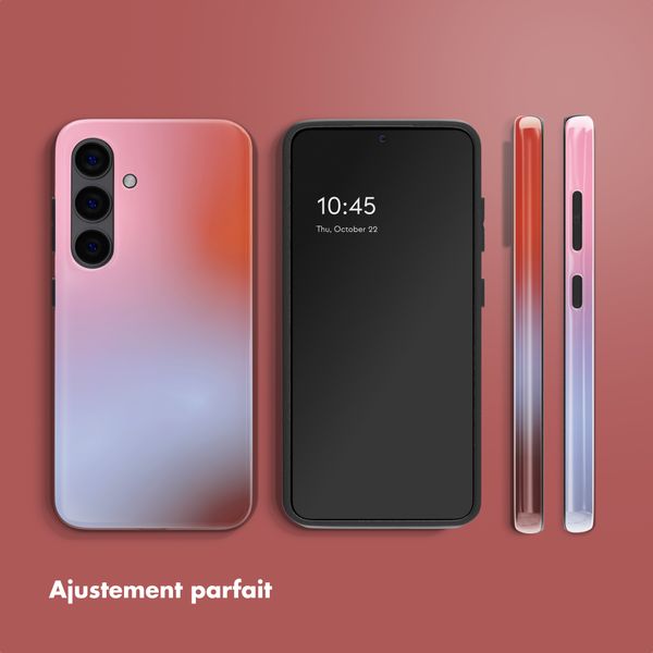 Selencia Coque arrière Vivid Samsung Galaxy S24 - Gradient Soft Blush
