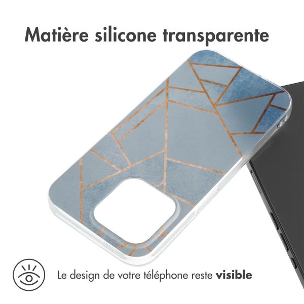 imoshion Coque Design Apple iPhone 15 Pro - Blue Graphic