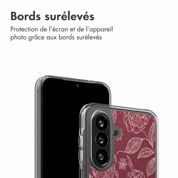 imoshion Coque Design Samsung Galaxy A18 (4G) / A17 (4G/5G) - Deep Rose