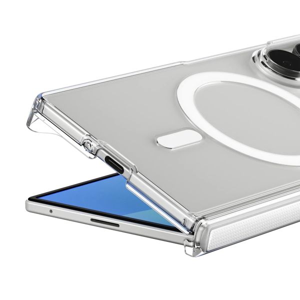 Spigen Coque Air Skin Zero Mag Fit Samsung Galaxy Z Fold 8 Ultra - Clear / White