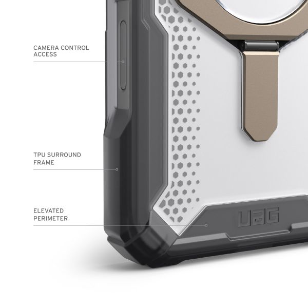 UAG Coque Plasma XTE MagSafe Apple iPhone 16 Pro - Ash / Titanium
