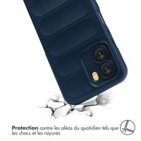 imoshion EasyGrip Backcover Oppo A6x (4G/5G) - Bleu foncé