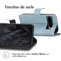 imoshion Étui de télephone portefeuille de luxe Google Pixel 8 Pro - Bleu clair