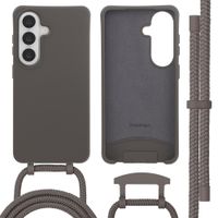 imoshion Coque arrière Color avec cordon amovible et MagSafe Samsung Galaxy S26 - Black Coffee