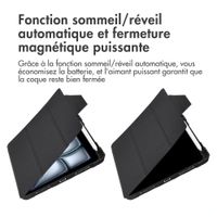 Accezz Coque tablette Rugged Trifold Apple iPad Air 11 pouces (2026) M4 / (2025) M3 / (2024) M2 / Air 5 (2022) / Air 4 (2020) - Noir