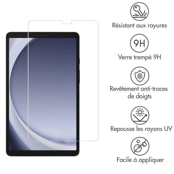 imoshion Protection d'écran en verre trempé Samsung Galaxy Tab A9 8.7 pouces
