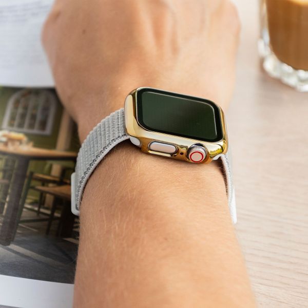 imoshion Coque rigide brillante à couverture complète Apple Watch 4 / 5 / 6 / SE - 40 mm - Doré