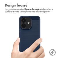 imoshion Coque Brushed Xiaomi Redmi Note 17 Pro - Bleu foncé