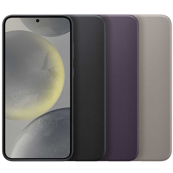 Samsung Coque originale en cuir vegan Samsung Galaxy S24 Plus - Noir