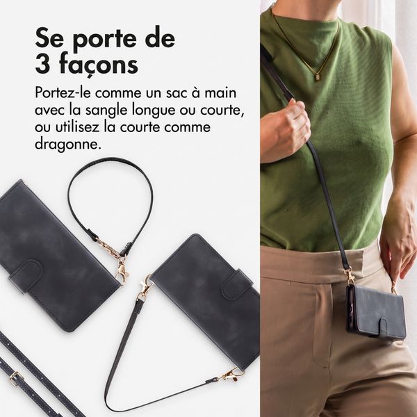 imoshion Etui de télephone portefeuille avec cordon Xiaomi Redmi Note 17 Pro Max - Noir