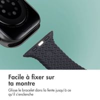 imoshion Bracelet tressé en silicone Apple Watch | 44/45/46/49 mm - Noir